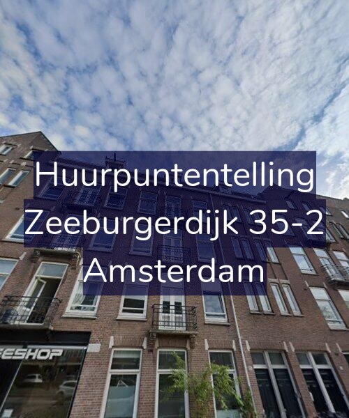 Foto gevel Huurpuntentelling voor Zeeburgerdijk 35-2, Amsterdam