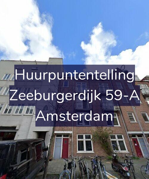 Foto gevel Huurpuntentelling voor Zeeburgerdijk 59-A, Amsterdam