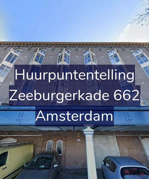Foto gevel Huurpuntentelling voor Zeeburgerkade 662, Amsterdam