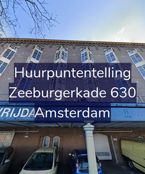 Foto gevel Huurpuntentelling voor Zeeburgerkade 630, Amsterdam