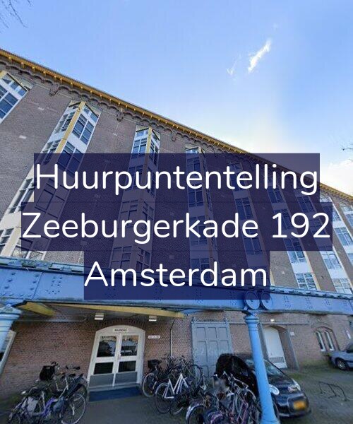 Foto gevel Huurpuntentelling voor Zeeburgerkade 192, Amsterdam