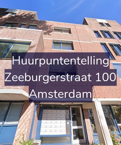 Foto gevel Huurpuntentelling voor Zeeburgerstraat 100, Amsterdam