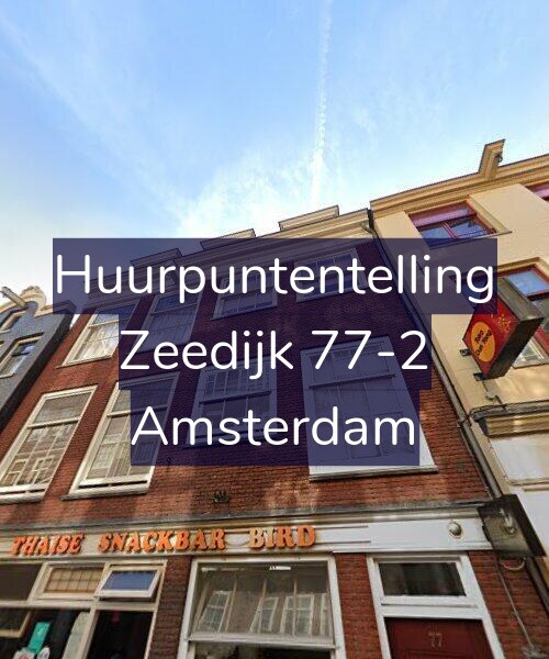 Foto gevel Huurpuntentelling voor Zeedijk 77-2, Amsterdam
