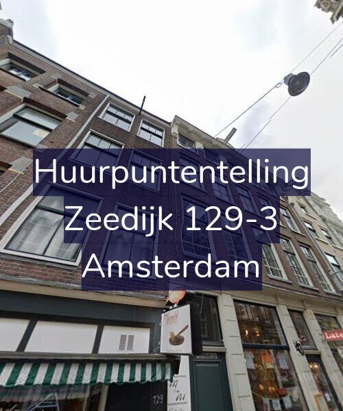 Foto gevel Huurpuntentelling voor Zeedijk 129-3, Amsterdam