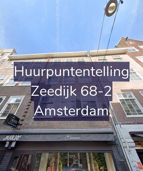 Foto gevel Huurpuntentelling voor Zeedijk 68-2, Amsterdam
