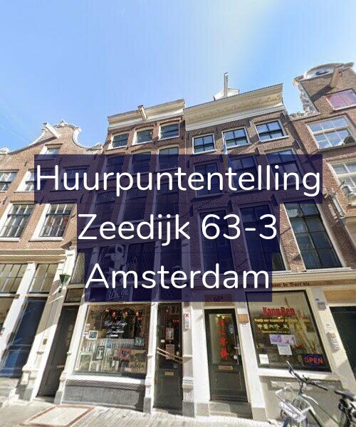 Foto gevel Huurpuntentelling voor Zeedijk 63-3, Amsterdam