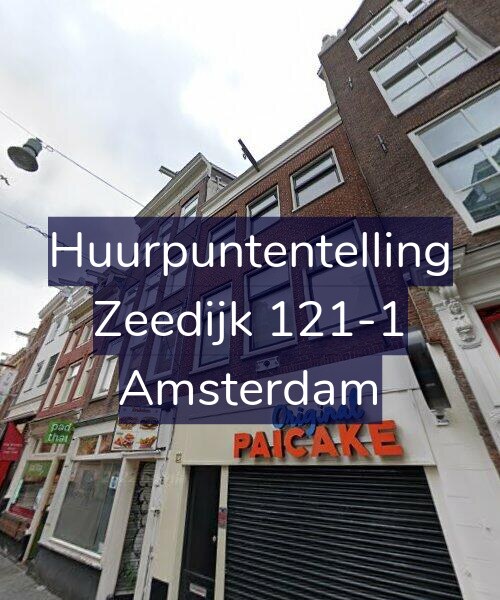 Foto gevel Huurpuntentelling voor Zeedijk 121-1, Amsterdam