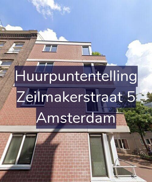 Foto gevel Huurpuntentelling voor Zeilmakerstraat 5, Amsterdam