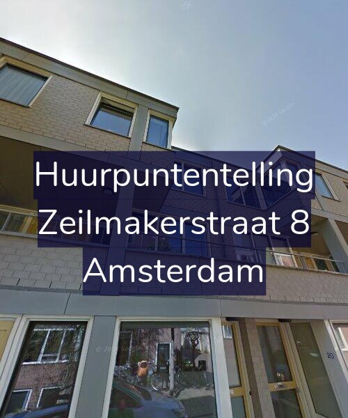 Foto gevel Huurpuntentelling voor Zeilmakerstraat 8, Amsterdam