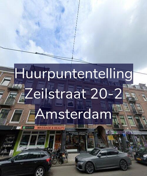 Foto gevel Huurpuntentelling voor Zeilstraat 20-2, Amsterdam