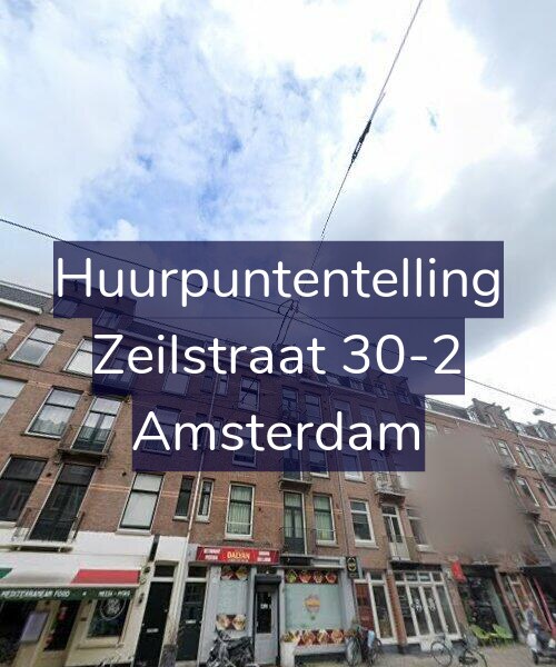 Foto gevel Huurpuntentelling voor Zeilstraat 30-2, Amsterdam