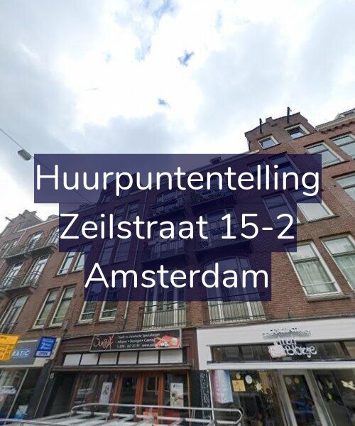 Foto gevel Huurpuntentelling voor Zeilstraat 15-2, Amsterdam