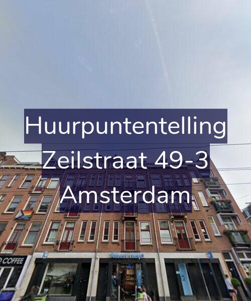 Foto gevel Huurpuntentelling voor Zeilstraat 49-3, Amsterdam