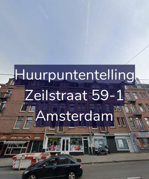 Foto gevel Huurpuntentelling voor Zeilstraat 59-1, Amsterdam
