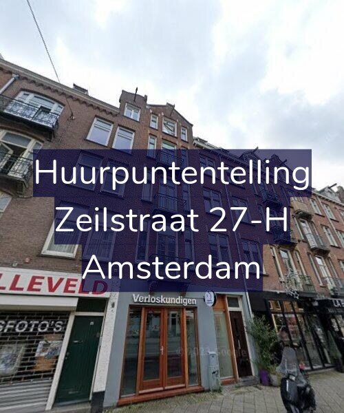 Foto gevel Huurpuntentelling voor Zeilstraat 27-H, Amsterdam