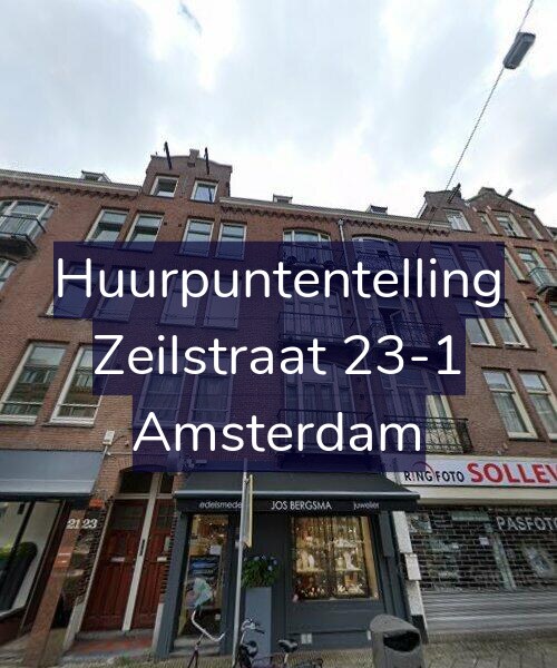 Foto gevel Huurpuntentelling voor Zeilstraat 23-1, Amsterdam