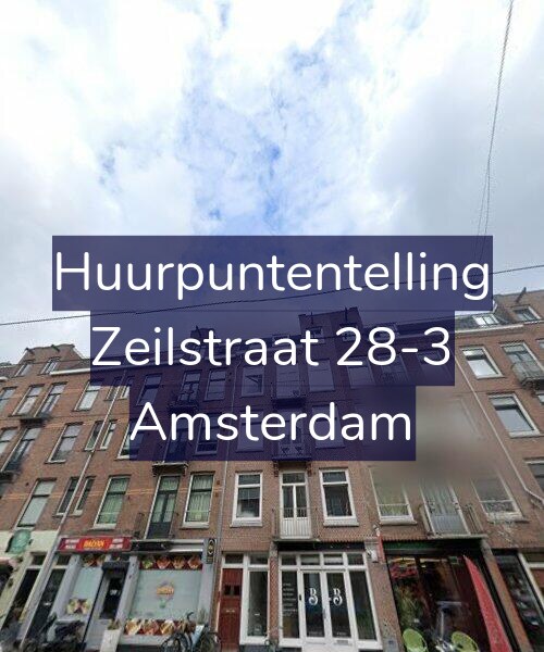 Foto gevel Huurpuntentelling voor Zeilstraat 28-3, Amsterdam