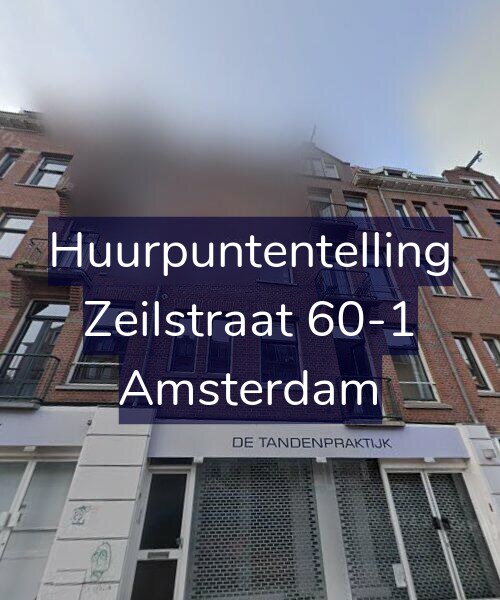 Foto gevel Huurpuntentelling voor Zeilstraat 60-1, Amsterdam