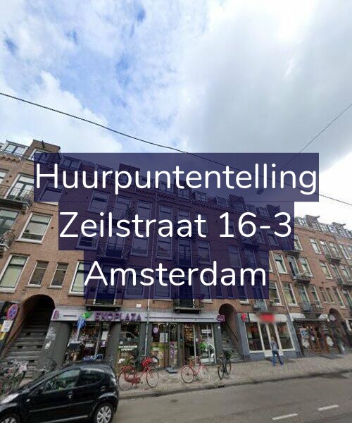 Foto gevel Huurpuntentelling voor Zeilstraat 16-3, Amsterdam