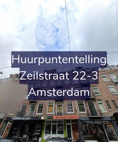 Foto gevel Huurpuntentelling voor Zeilstraat 22-3, Amsterdam