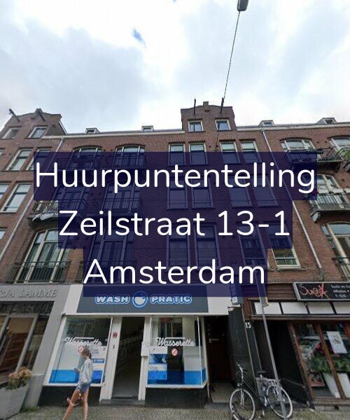 Foto gevel Huurpuntentelling voor Zeilstraat 13-1, Amsterdam