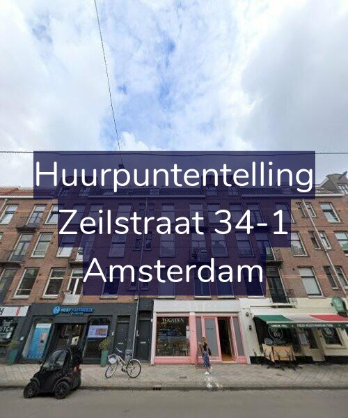Foto gevel Huurpuntentelling voor Zeilstraat 34-1, Amsterdam