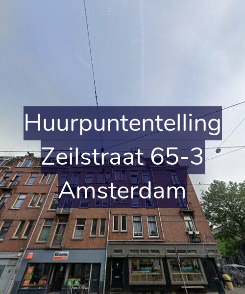Foto gevel Huurpuntentelling voor Zeilstraat 65-3, Amsterdam