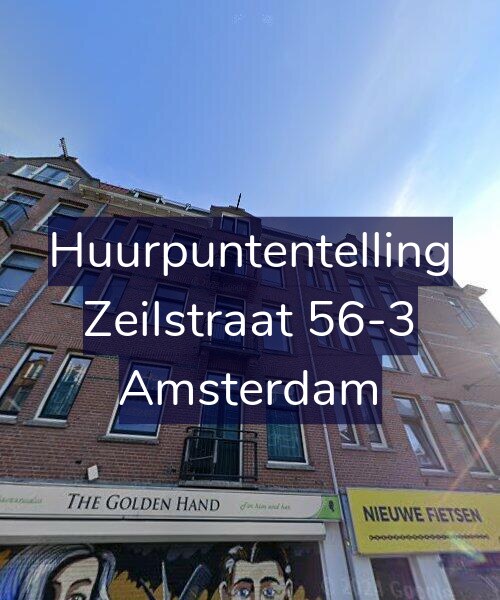 Foto gevel Huurpuntentelling voor Zeilstraat 56-3, Amsterdam