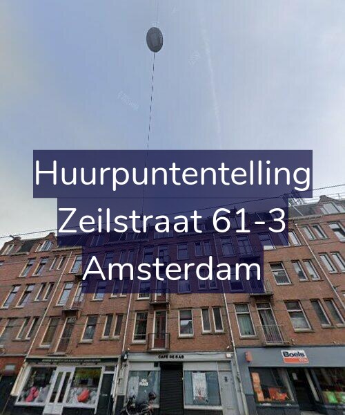 Foto gevel Huurpuntentelling voor Zeilstraat 61-3, Amsterdam
