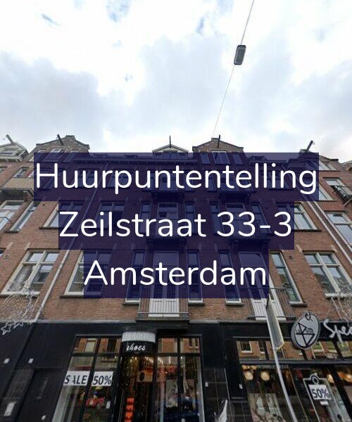 Foto gevel Huurpuntentelling voor Zeilstraat 33-3, Amsterdam