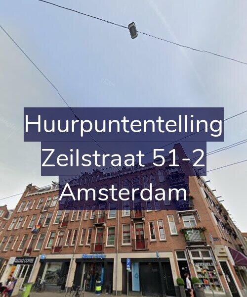 Foto gevel Huurpuntentelling voor Zeilstraat 51-2, Amsterdam