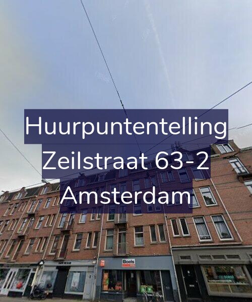 Foto gevel Huurpuntentelling voor Zeilstraat 63-2, Amsterdam