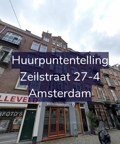 Foto gevel Huurpuntentelling voor Zeilstraat 27-4, Amsterdam