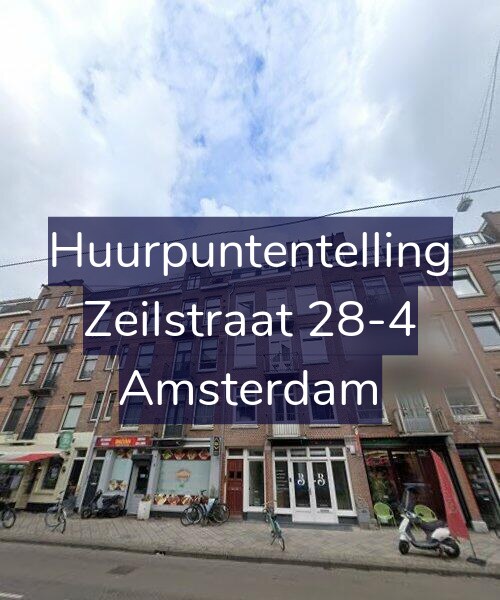Foto gevel Huurpuntentelling voor Zeilstraat 28-4, Amsterdam