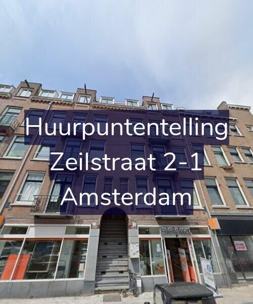 Foto gevel Huurpuntentelling voor Zeilstraat 2-1, Amsterdam