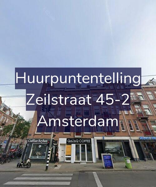 Foto gevel Huurpuntentelling voor Zeilstraat 45-2, Amsterdam