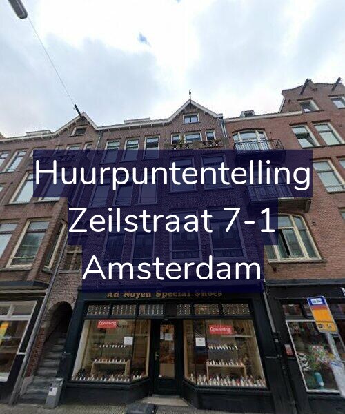 Foto gevel Huurpuntentelling voor Zeilstraat 7-1, Amsterdam