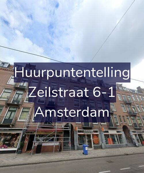Foto gevel Huurpuntentelling voor Zeilstraat 6-1, Amsterdam
