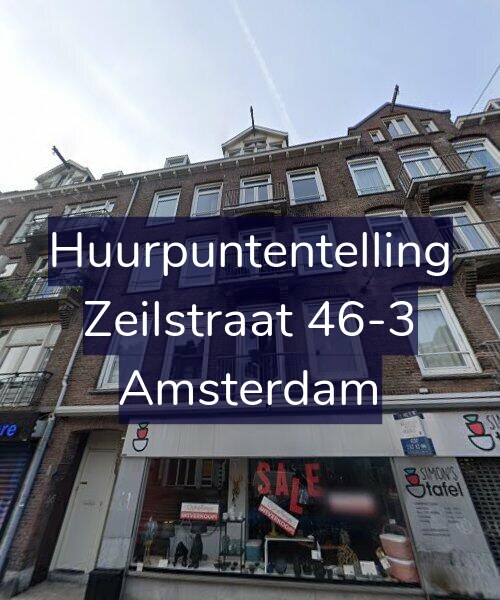 Foto gevel Huurpuntentelling voor Zeilstraat 46-3, Amsterdam