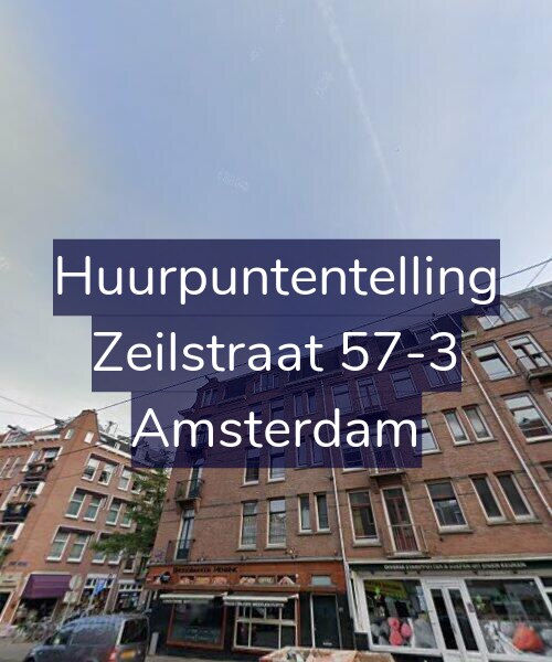 Foto gevel Huurpuntentelling voor Zeilstraat 57-3, Amsterdam