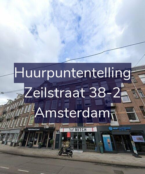 Foto gevel Huurpuntentelling voor Zeilstraat 38-2, Amsterdam
