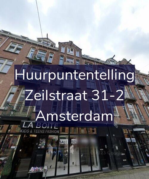 Foto gevel Huurpuntentelling voor Zeilstraat 31-2, Amsterdam
