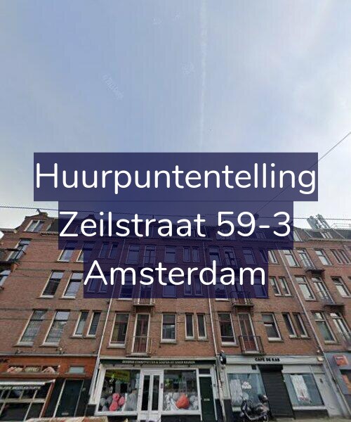 Foto gevel Huurpuntentelling voor Zeilstraat 59-3, Amsterdam