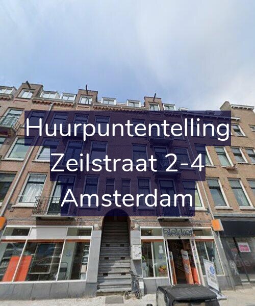 Foto gevel Huurpuntentelling voor Zeilstraat 2-4, Amsterdam