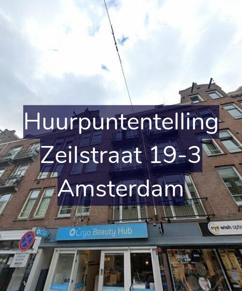Foto gevel Huurpuntentelling voor Zeilstraat 19-3, Amsterdam