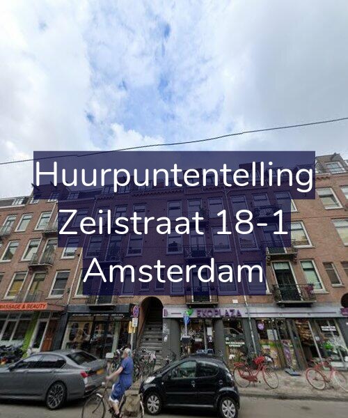 Foto gevel Huurpuntentelling voor Zeilstraat 18-1, Amsterdam