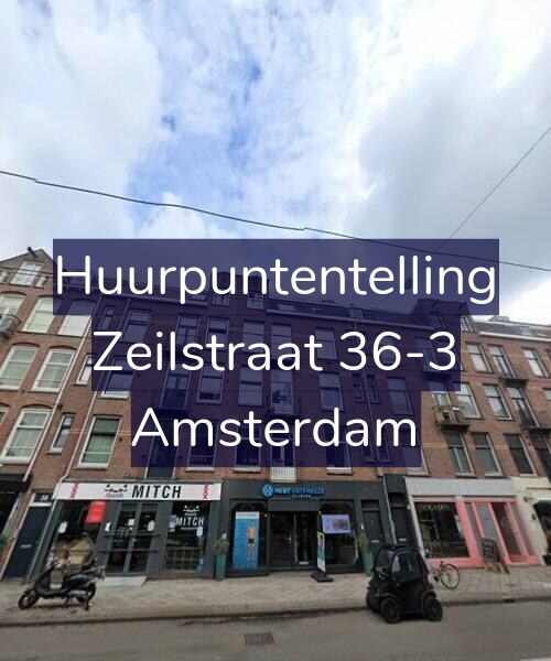 Foto gevel Huurpuntentelling voor Zeilstraat 36-3, Amsterdam