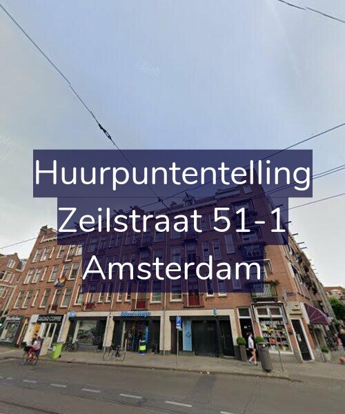 Foto gevel Huurpuntentelling voor Zeilstraat 51-1, Amsterdam