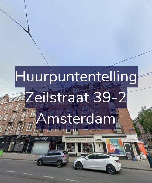 Foto gevel Huurpuntentelling voor Zeilstraat 39-2, Amsterdam