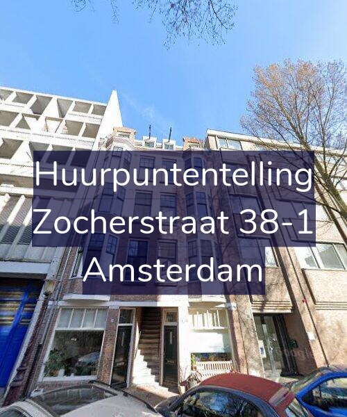 Foto gevel Huurpuntentelling voor Zocherstraat 38-1, Amsterdam